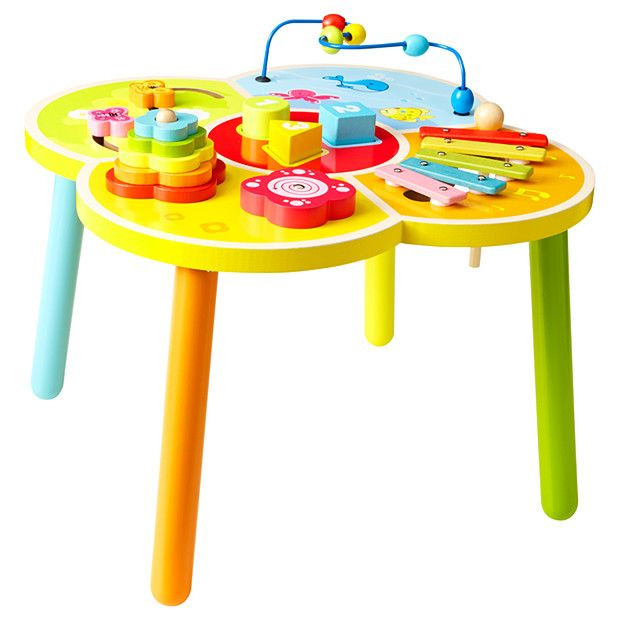 Best ideas about Baby Learning Table
. Save or Pin Young es Wooden Activity Table Baby Vance Now.