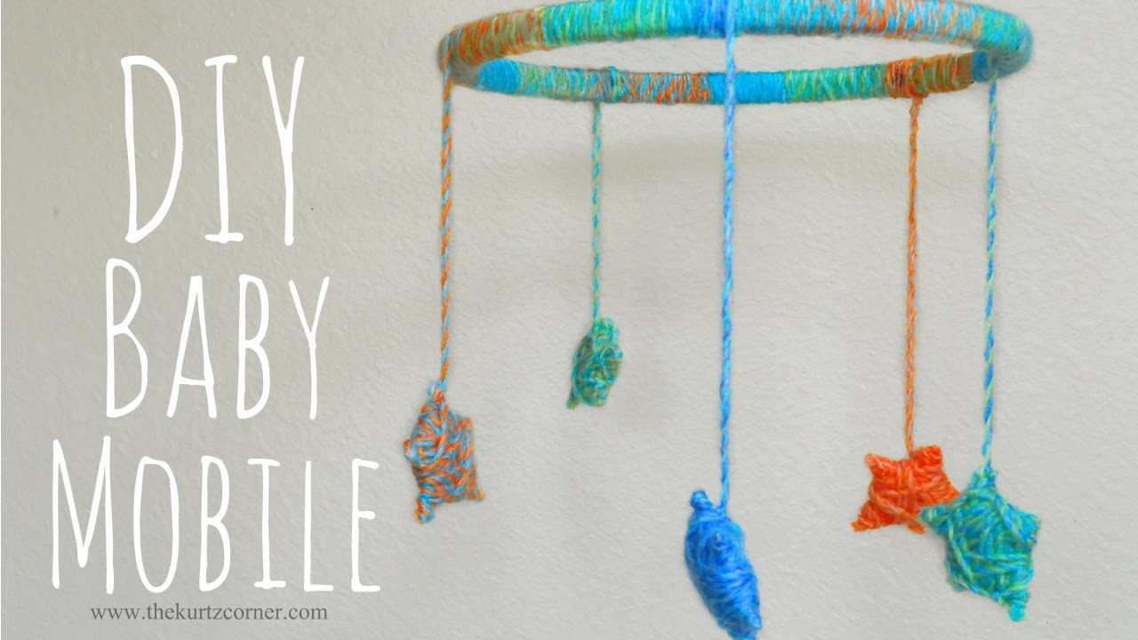 Best ideas about Baby Mobile DIY
. Save or Pin DIY Yarn Stars Baby Mobile Now.
