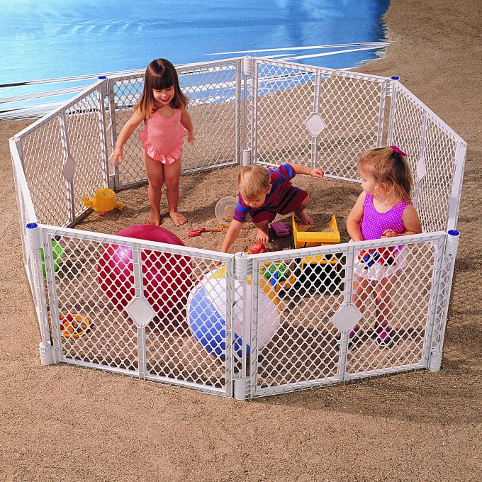 Best ideas about Baby Play Yard Gate
. Save or Pin North States Superyard XT Baby Pet Gate Play Yard Now.