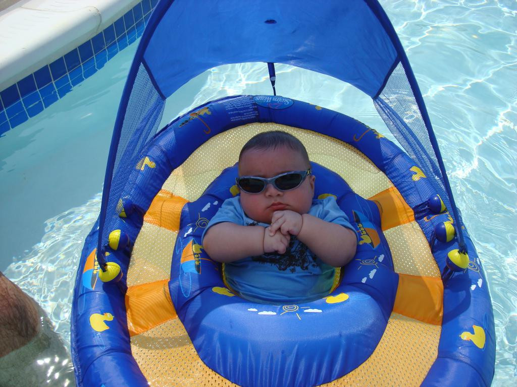 Best ideas about Baby Pool Floats
. Save or Pin Cozy Baby Pool Float with Canopy Now.