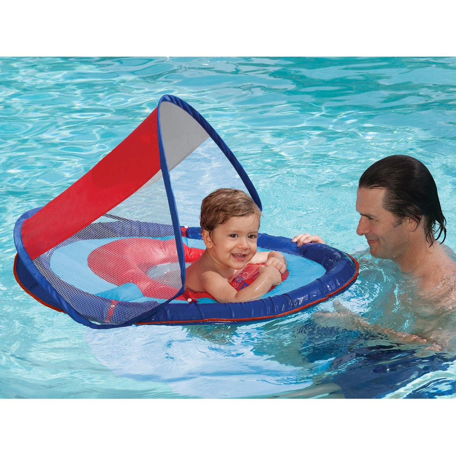 Best ideas about Baby Pool Floats
. Save or Pin Swimways Baby Spring and Sun Canopy Swimming Pool Float Now.