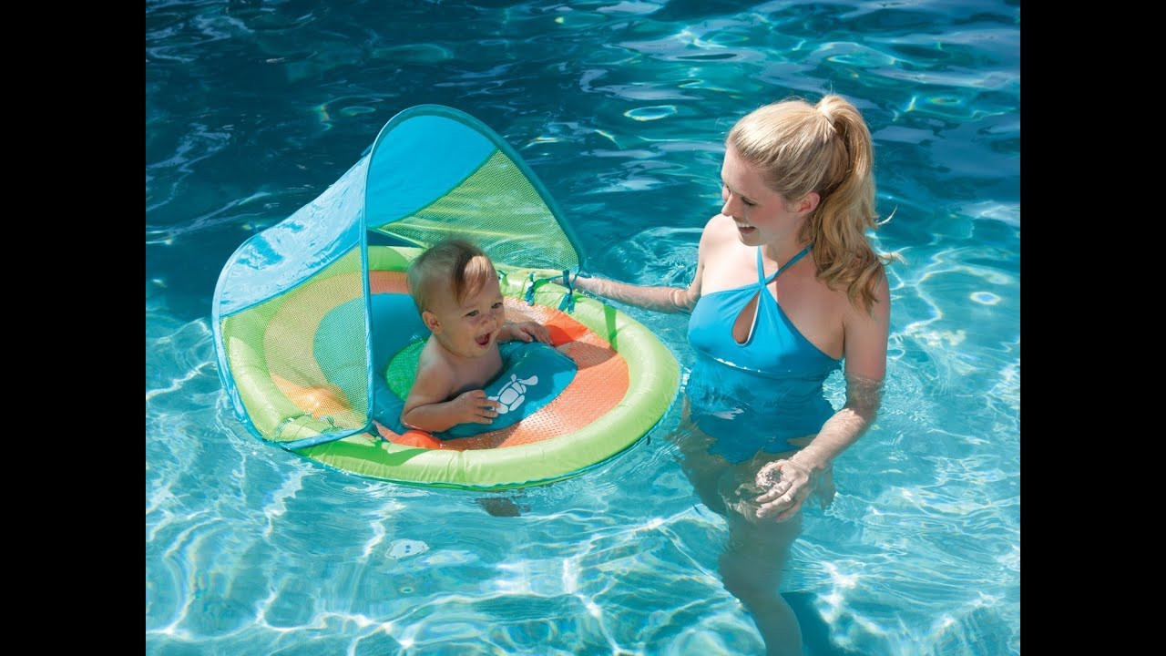 Best ideas about Baby Pool Floats
. Save or Pin Review Baby Spring Float Sun Canopy Colors May Vary Now.