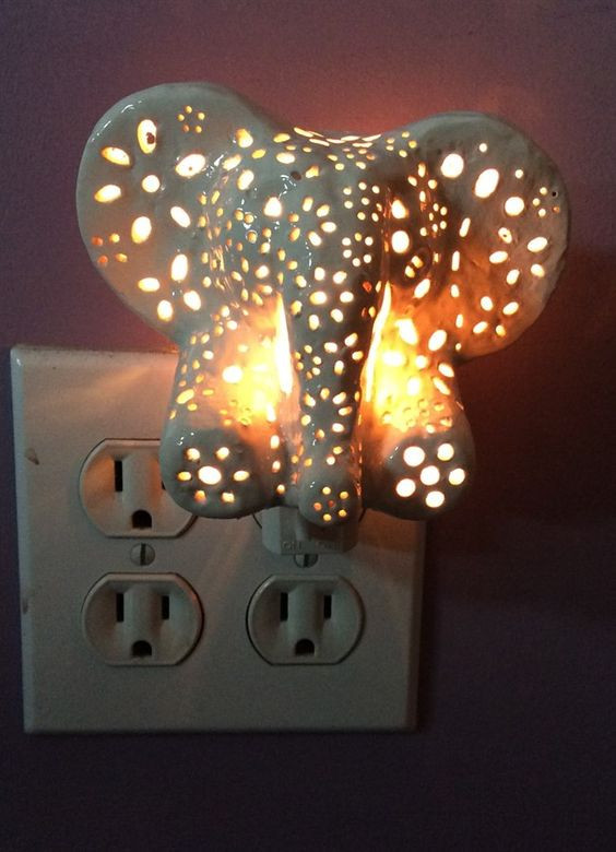 Best ideas about Baby Room Night Light
. Save or Pin Ceramic Elephant Night Light Now.