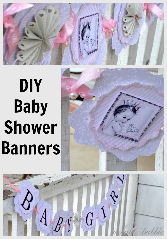 Best ideas about Baby Shower Banner DIY
. Save or Pin Baby Girl Shower Decorations DIY Style Create and Babble Now.