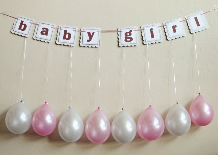 Best ideas about Baby Shower Banner DIY
. Save or Pin DIY banner for a girl baby shower So easy to make Now.