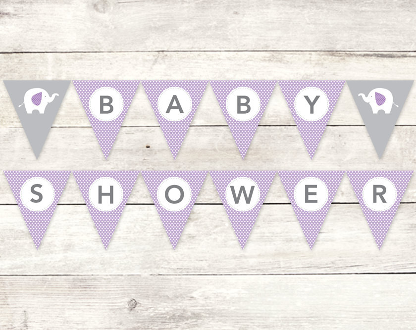 Best ideas about Baby Shower Banners DIY
. Save or Pin baby shower banner printable DIY bunting banner elephant Now.