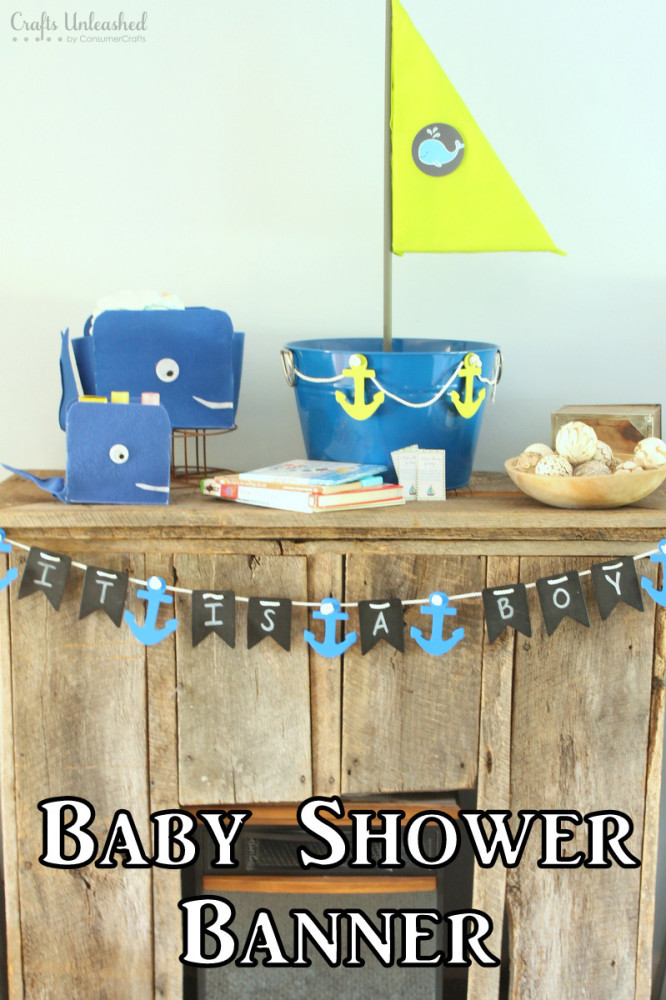 Best ideas about Baby Shower Banners DIY
. Save or Pin DIY Baby Shower Banner Nautical Themed Crafts Unleashed Now.