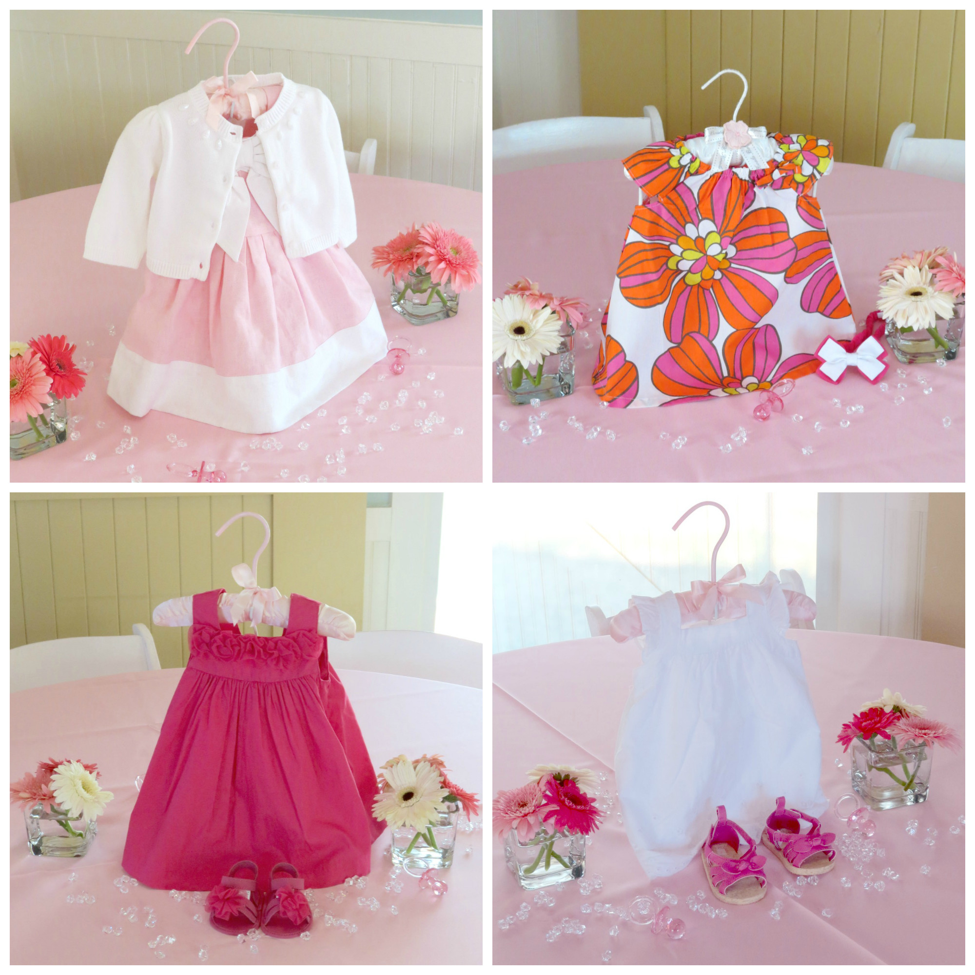 Best ideas about Baby Shower Centerpieces DIY
. Save or Pin DIY Baby Dress Centerpiece Now.