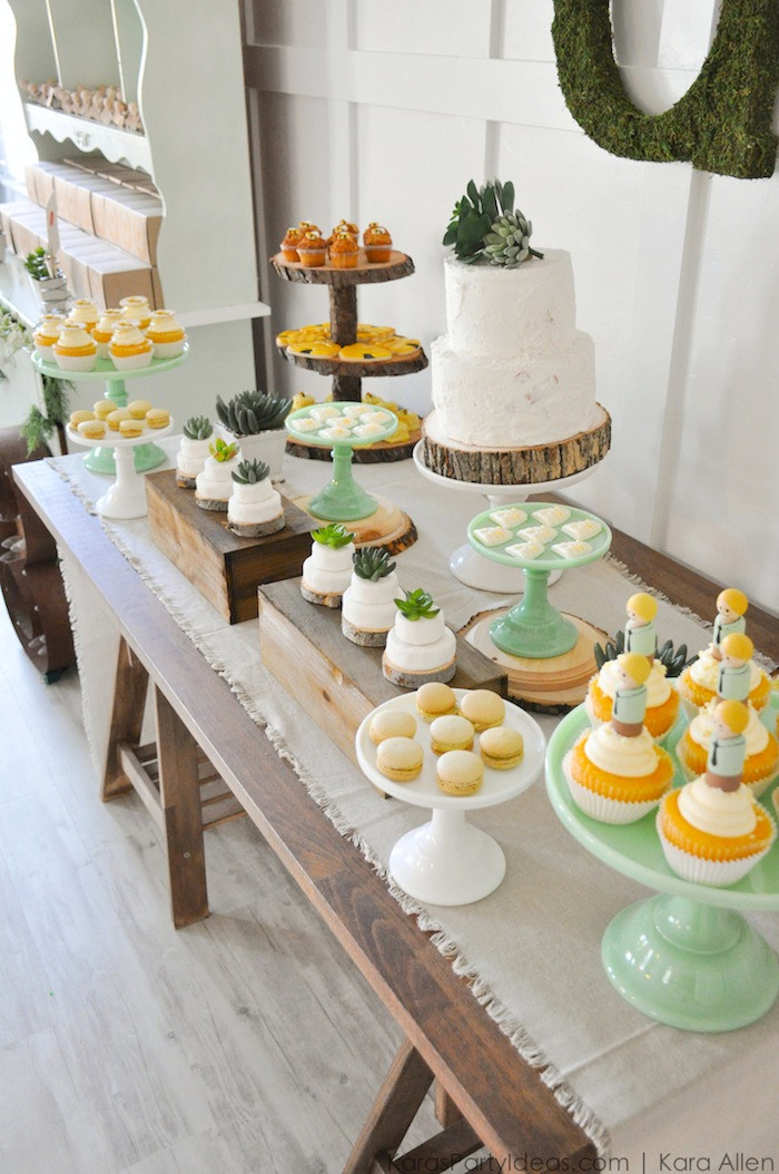 Best ideas about Baby Shower Dessert Table Ideas
. Save or Pin Kara s Party Ideas Bee Baptized Baptism Luncheon Now.