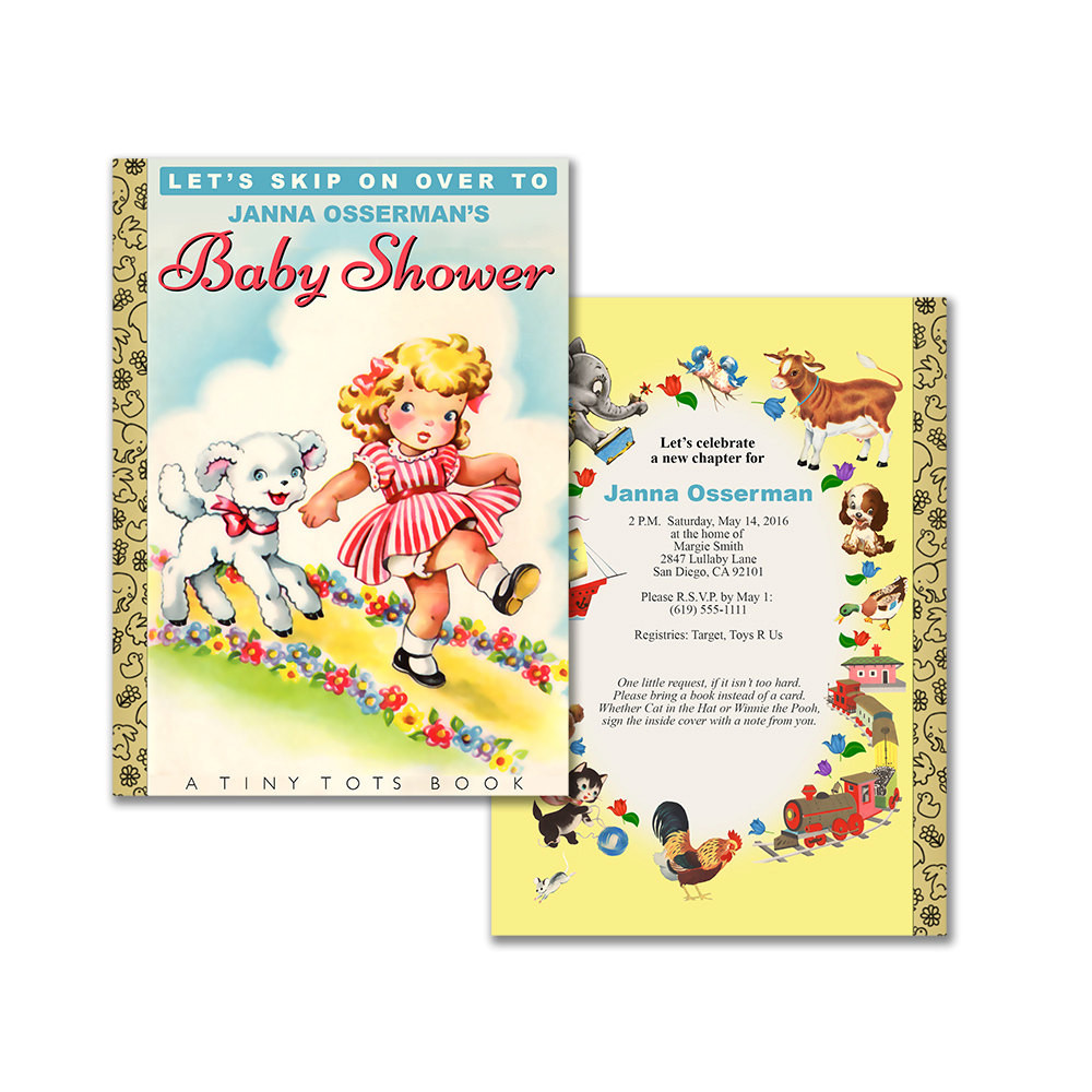 Best ideas about Baby Shower Invitations DIY
. Save or Pin Storybook baby shower invitation DIY printable invitation Now.