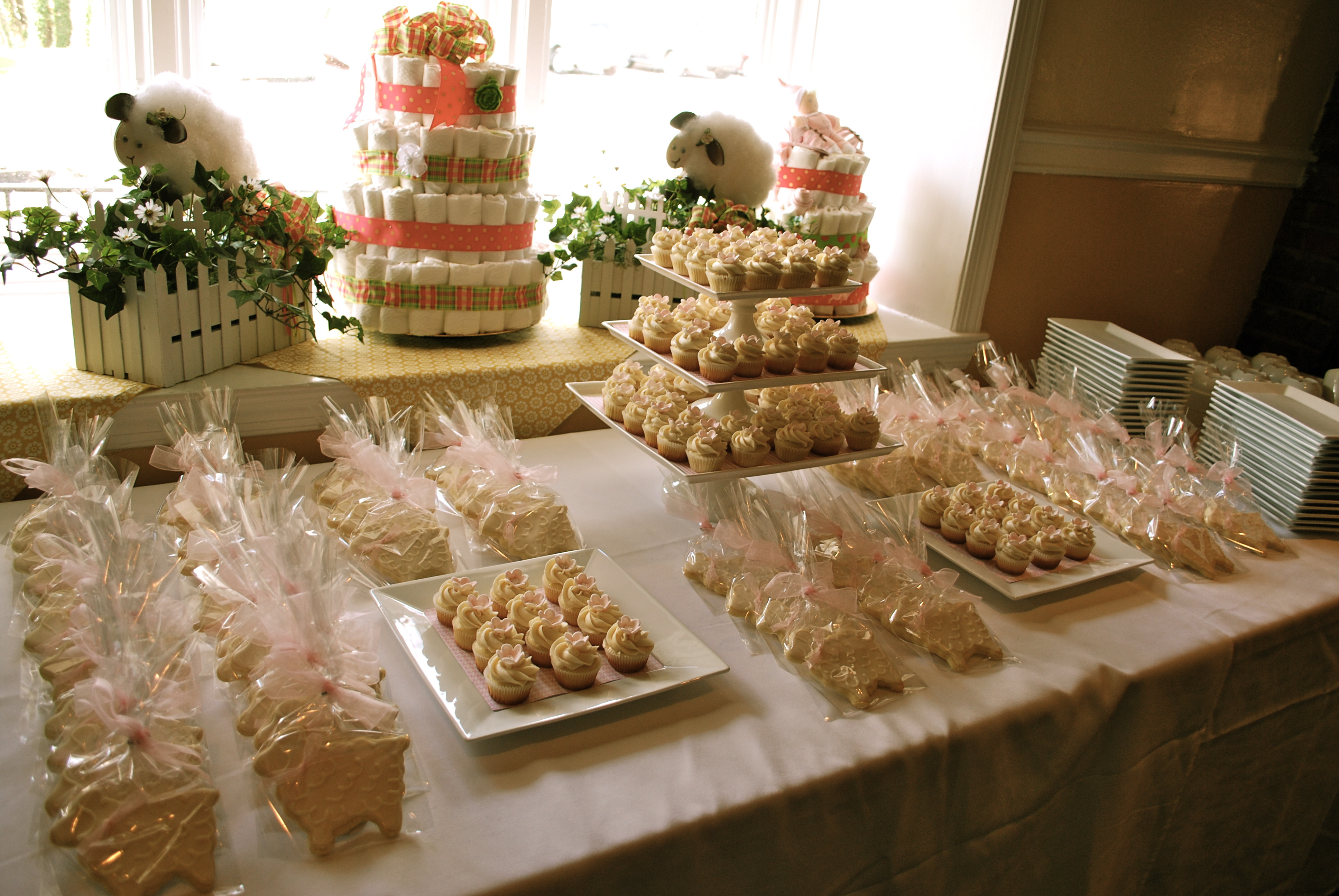 Best ideas about Baby Shower Sweets Table
. Save or Pin Little Lamb Cookie Favors and Dessert Table Now.
