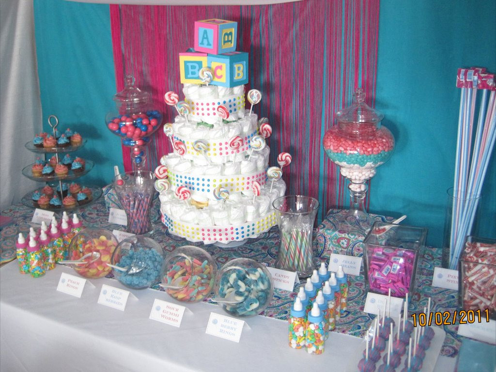 Best ideas about Baby Shower Sweets Table
. Save or Pin Dessert Table Melissa’s Baby Shower Now.