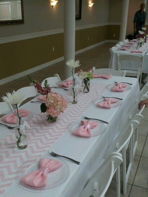 Best ideas about Baby Shower Table Setup
. Save or Pin My sister s baby shower Table setting Now.