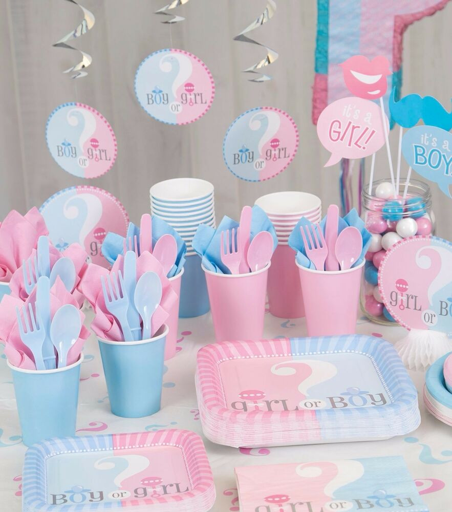 Best ideas about Baby Shower Table Ware
. Save or Pin GENDER REVEAL Party Supplies Games Tableware Decorations Now.