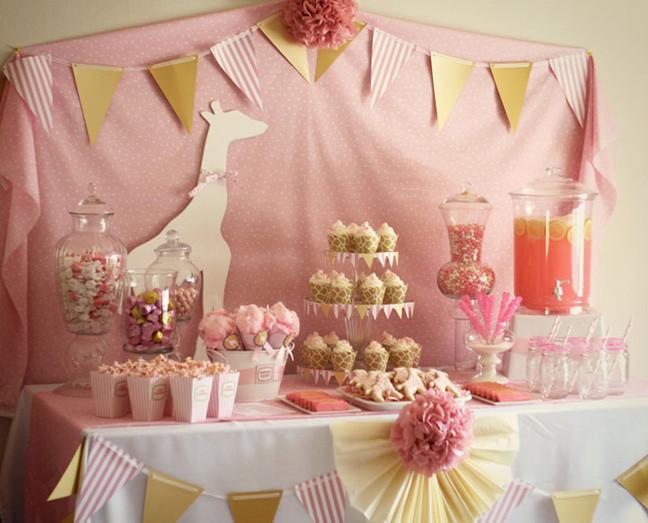Best ideas about Baby Shower Table Ware
. Save or Pin Kara s Party Ideas Pink Giraffe Baby Shower Party Now.