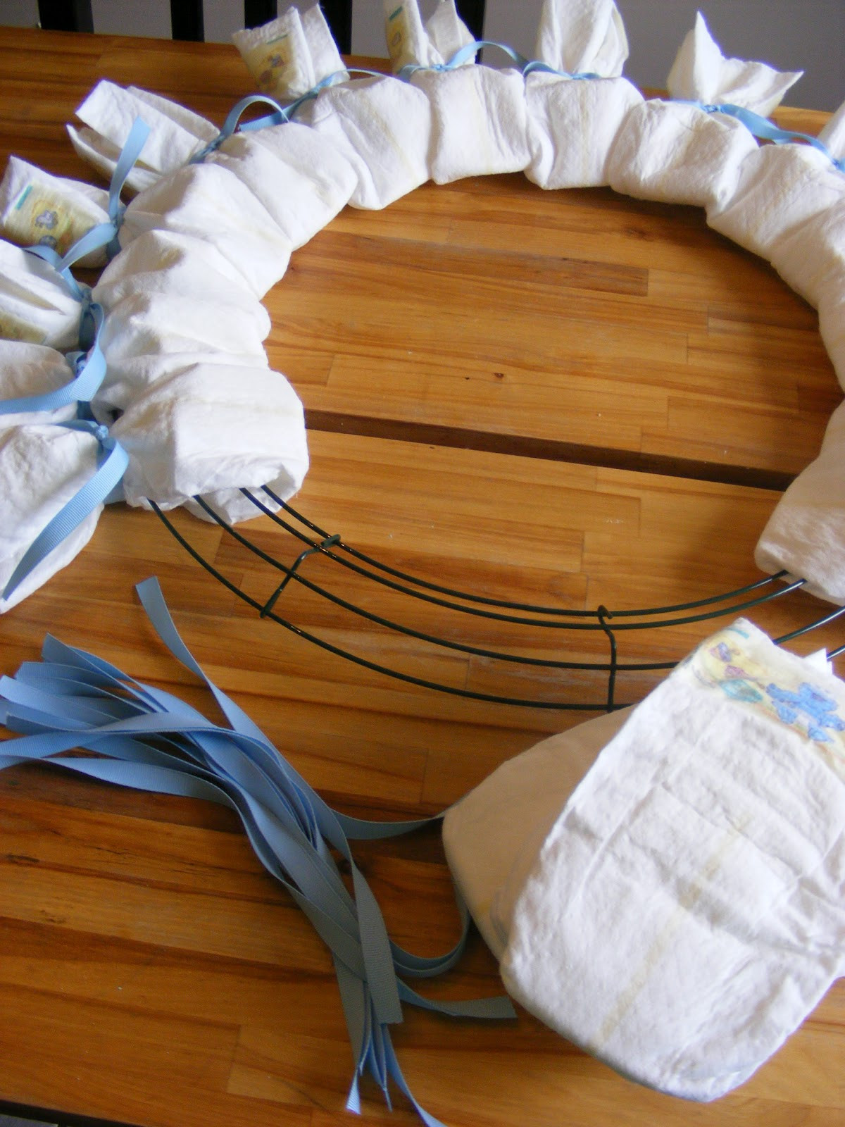 Best ideas about Baby Shower Wreath DIY
. Save or Pin A Baby Shower Diaper Wreath Now.