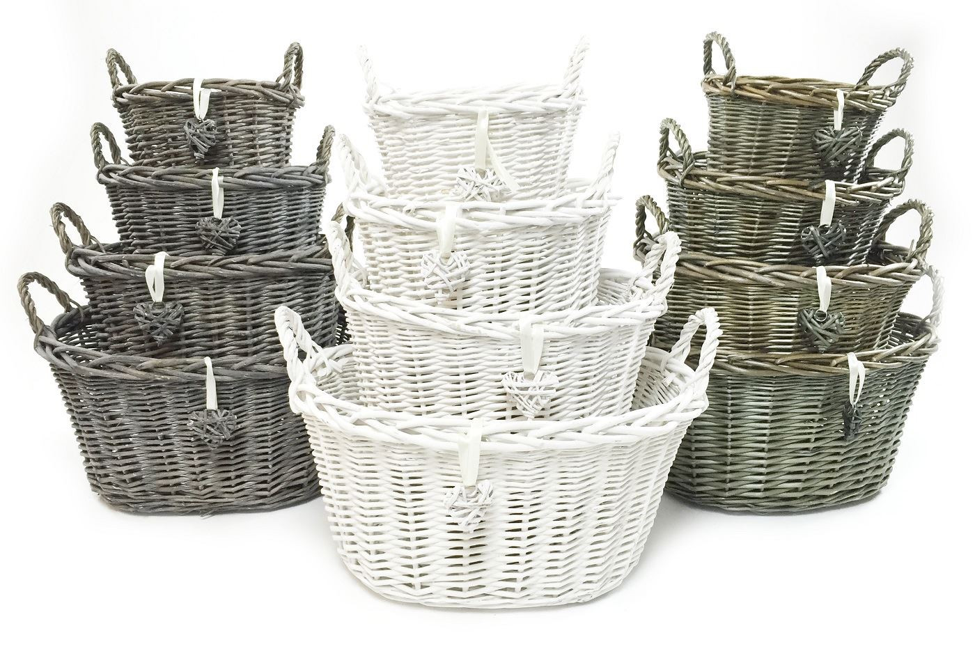 Best ideas about Baby Storage Baskets
. Save or Pin White Grey Strong Shabby Chic Kitchen Baby Nursery Xmas Now.