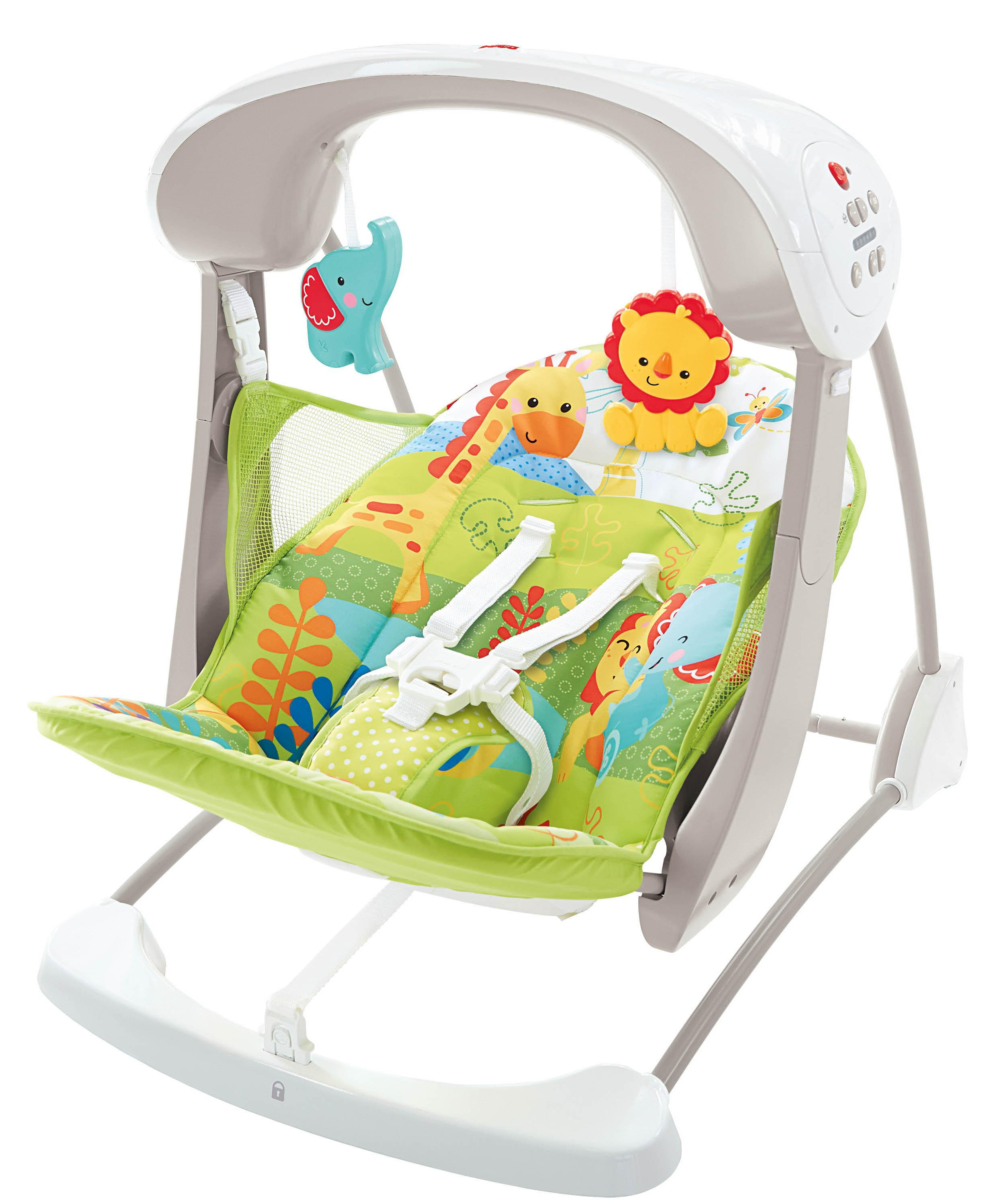 Best ideas about Baby Swing Chair
. Save or Pin Fisher Price Rainforest Take Along Swing and Seat Set New Now.