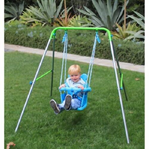 Best ideas about Baby Swing Set
. Save or Pin Baby Toddler Play Swing Set Playground Activity Safety Now.