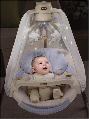 Best ideas about Baby Swing With Lights
. Save or Pin Fisher Price Starlight Papasan Baby Cradle & Swing w Now.