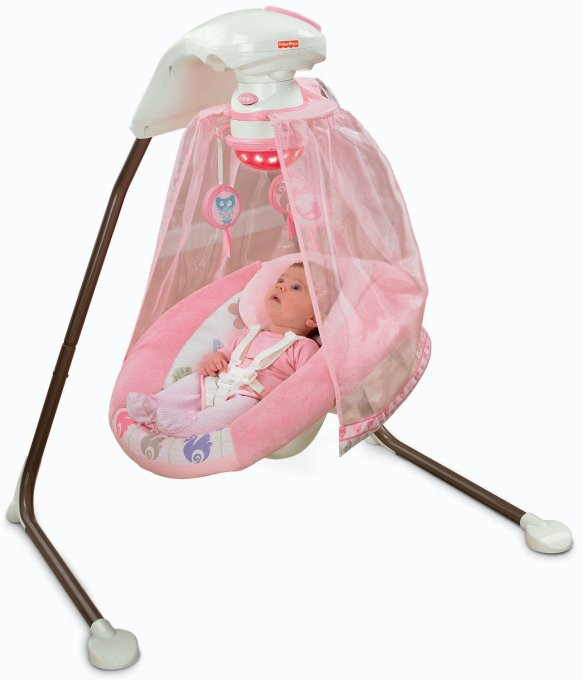 Best ideas about Baby Swing With Lights
. Save or Pin Fisher Price Tree Party Baby Cradle & Swing w Music Now.