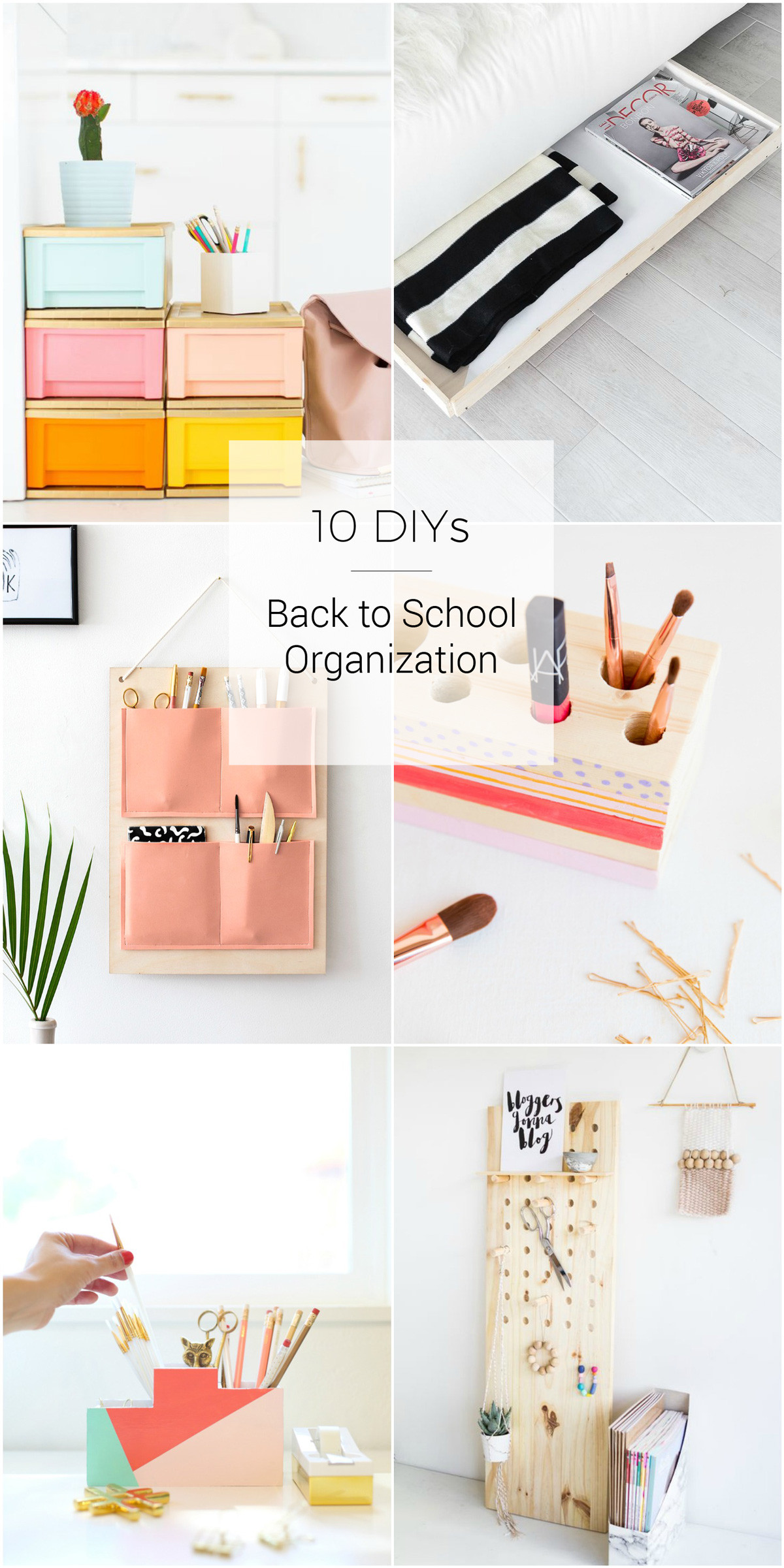 Best ideas about Back To School Organization DIY
. Save or Pin 10 DIY Ideas for Back to School Organization Now.
