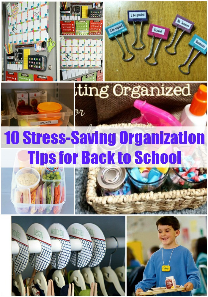 Best ideas about Back To School Organization DIY
. Save or Pin 10 Stress Saving Organization Tips for Back to School Now.