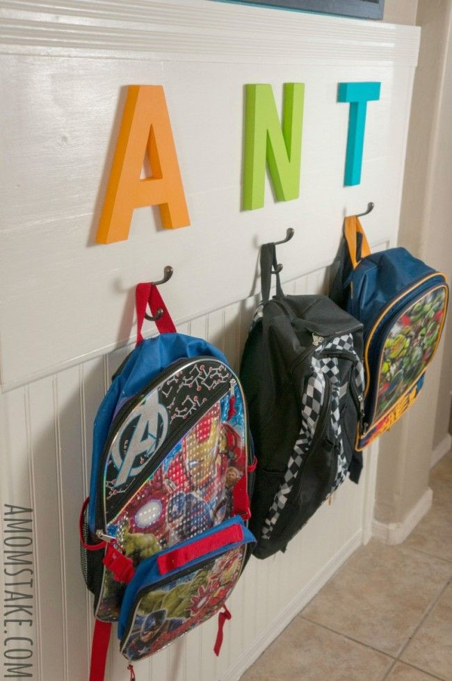 Best ideas about Backpack Organizer DIY
. Save or Pin Best 25 Backpack station ideas on Pinterest Now.