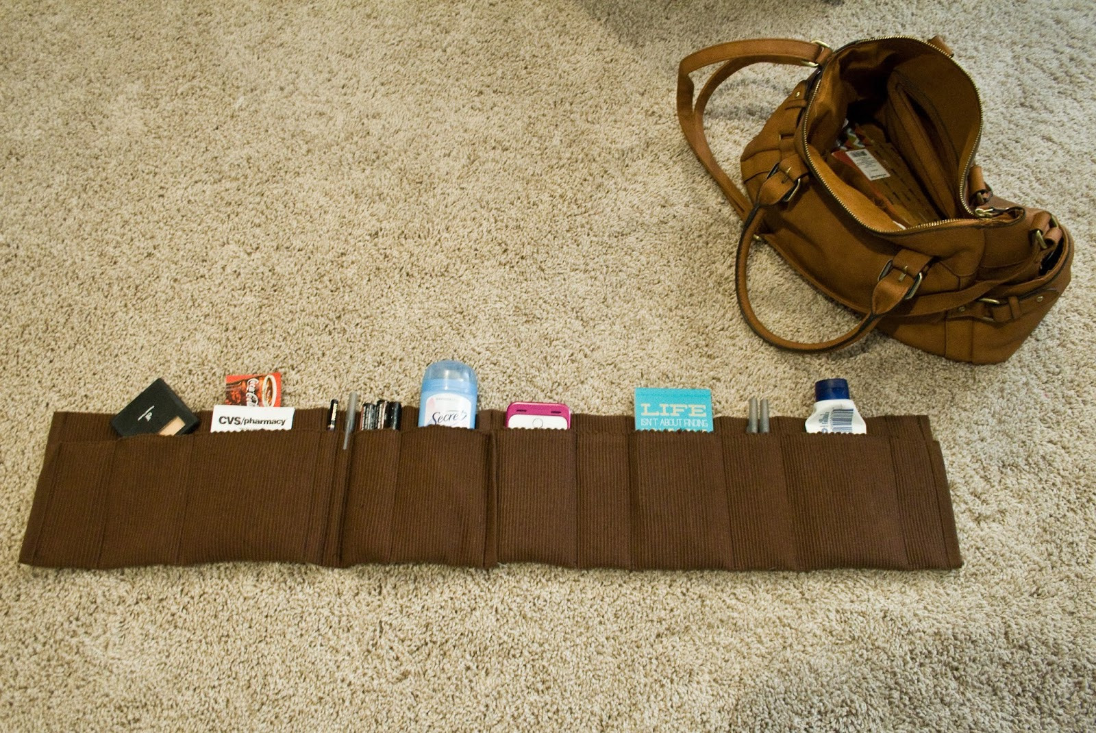 Best ideas about Backpack Organizer DIY
. Save or Pin five sixteenths blog Make it Monday Easy Purse Now.