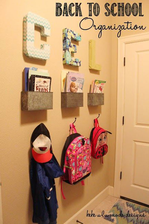 Best ideas about Backpack Organizer DIY
. Save or Pin 24 Back to School Organization Ideas Now.