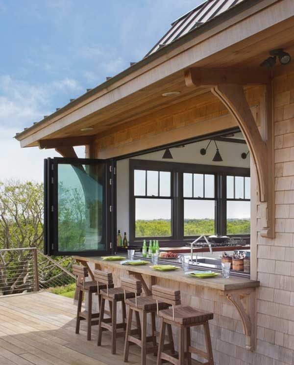Best ideas about Backyard Bar Ideas
. Save or Pin 22 Brilliant Kitchen Window Bar Designs You Would Love To Own Now.
