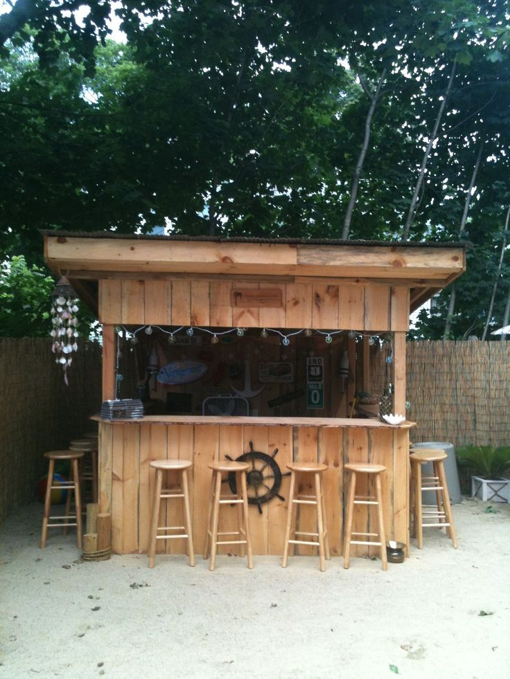 Best ideas about Backyard Bar Ideas
. Save or Pin Our backyard beach bar "Shawn s Sand Bar and Grill Now.