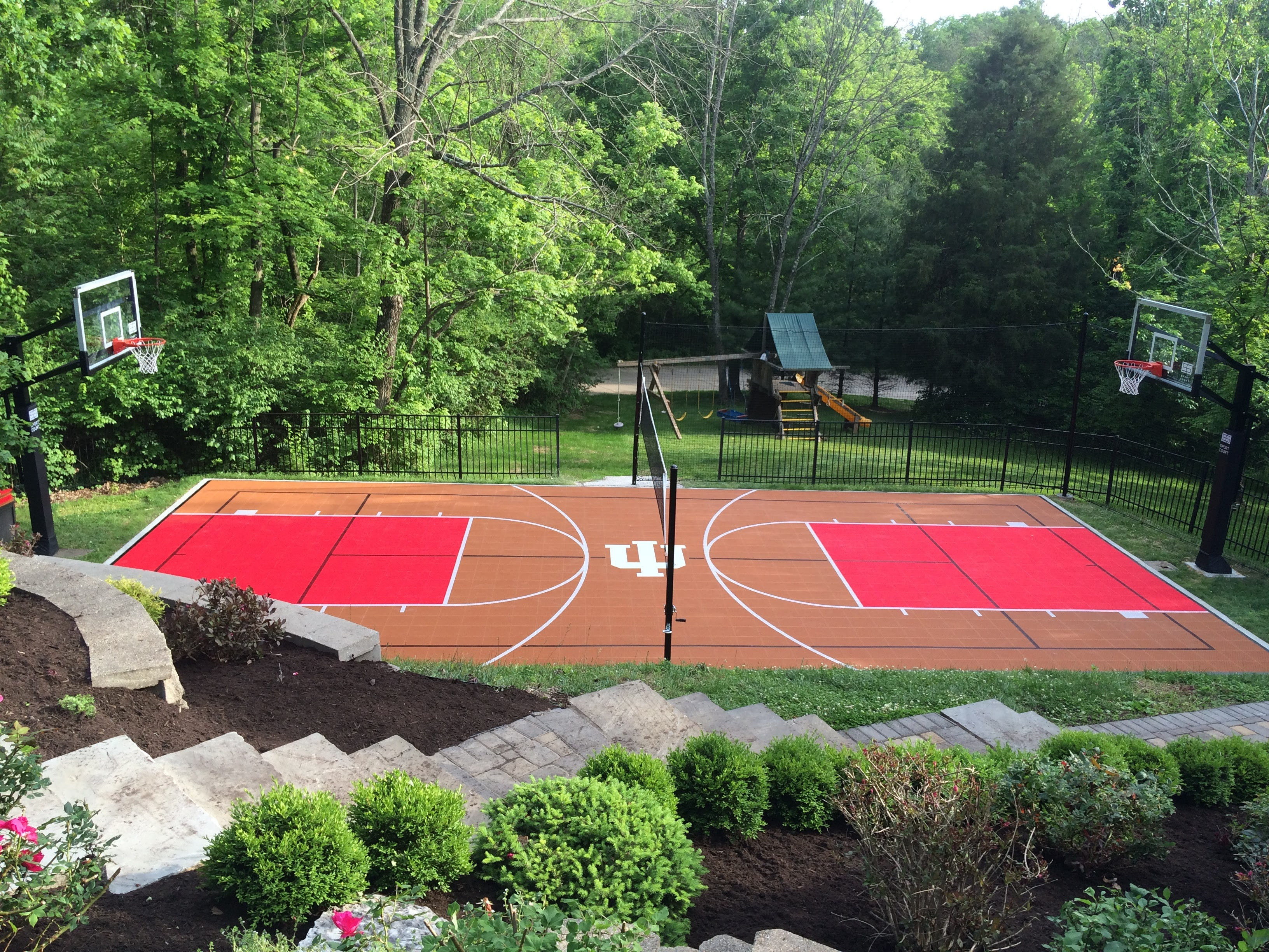 Best ideas about Backyard Basketball Court . Save or Pin Choosing Colors for Your Backyard Court or Home Gym Now.