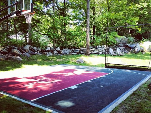 Best ideas about Backyard Basketball Court . Save or Pin Flex Court Sport Courts Landscaping Network Now.