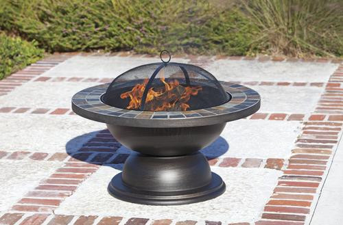 Best ideas about Backyard Creations Fire Pit
. Save or Pin Backyard Creations 34" Tile Top Steel Fire Pit at Menards Now.