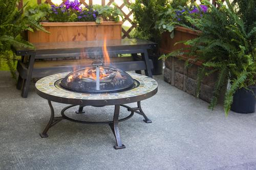 Best ideas about Backyard Creations Fire Pit
. Save or Pin Backyard Creations 34" Charlotte Slate Top Steel Fire Pit Now.