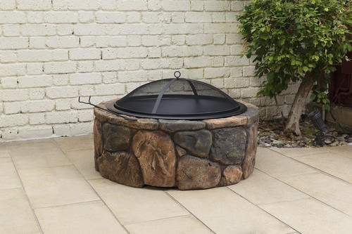 Best ideas about Backyard Creations Fire Pit
. Save or Pin Backyard Creations 35" Rockdale Steel Fire Pit at Menards Now.