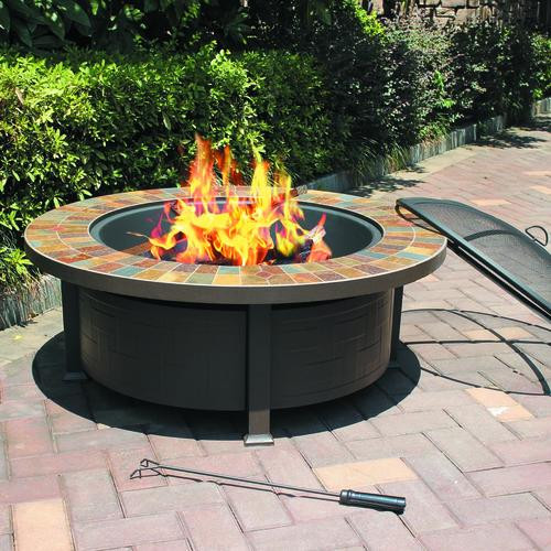 Best ideas about Backyard Creations Fire Pit
. Save or Pin Backyard Creations 44" Slate Top Steel Fire Pit at Menards Now.