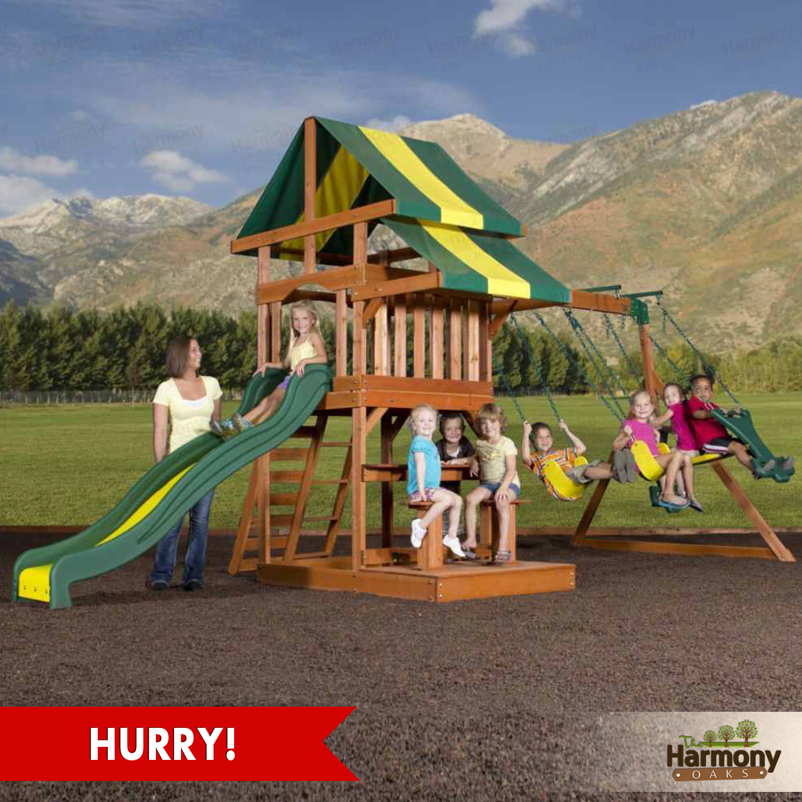 Best ideas about Backyard Discovery Playsets
. Save or Pin Wooden Set Swing Playground Play Slide Swingset Outdoor Now.