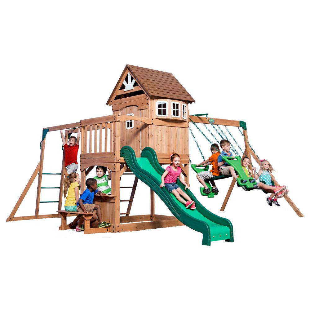 Best ideas about Backyard Discovery Playsets
. Save or Pin Backyard Discovery Montpelier All Cedar Playset Now.