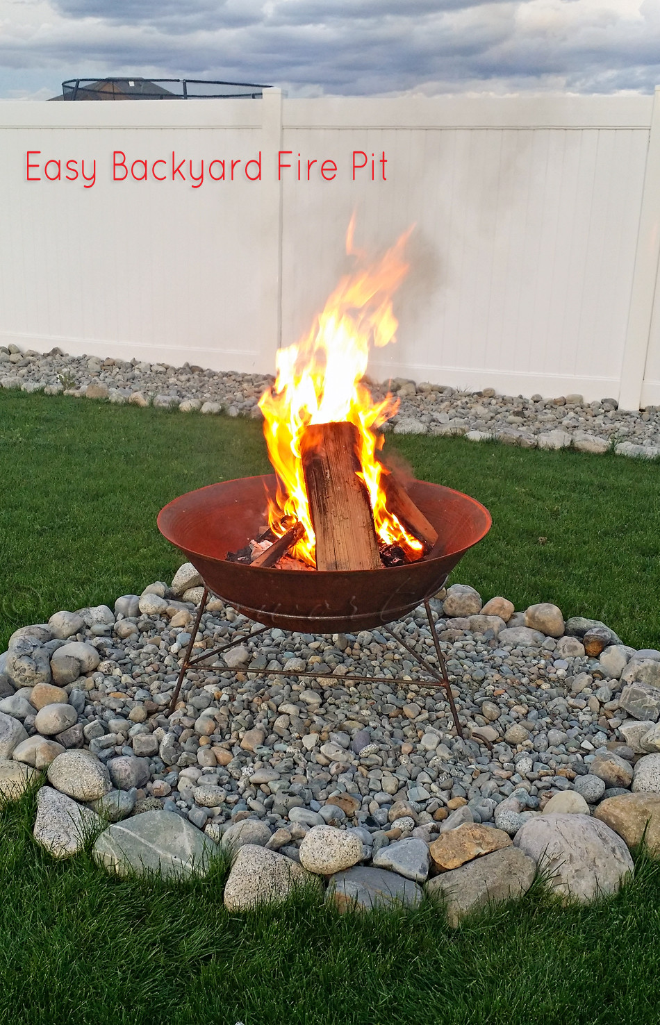 Best ideas about Backyard Fire Pits
. Save or Pin Easy Backyard Fire Pit In Less than 30 Minutes Now.