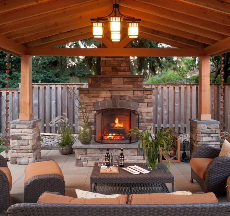 Best ideas about Backyard Fireplace Ideas
. Save or Pin 17 best ideas about Outdoor Covered Patios on Pinterest Now.