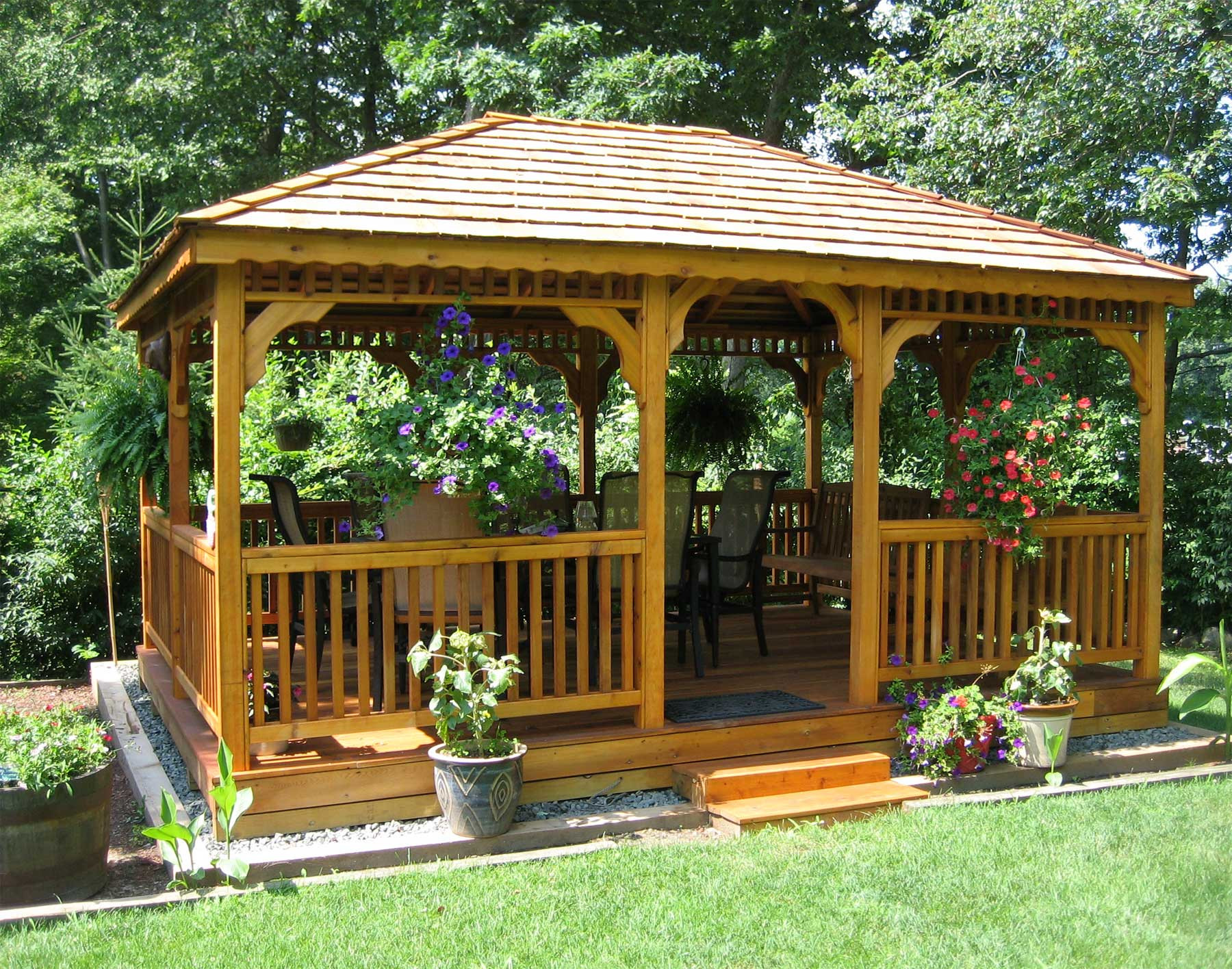 Best ideas about Backyard Gazebo Ideas
. Save or Pin Gazebos Wooden Garden Shed Plans pliments Build Now.