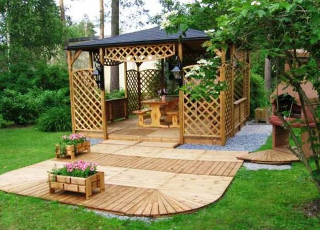 Best ideas about Backyard Gazebo Ideas
. Save or Pin 22 Beautiful Garden Design Ideas Wooden Pergolas and Now.