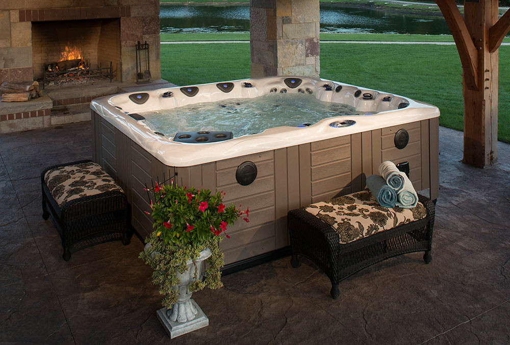 Best ideas about Backyard Hot Tub
. Save or Pin Backyard Ideas for Hot Tubs and Swim Spas Now.