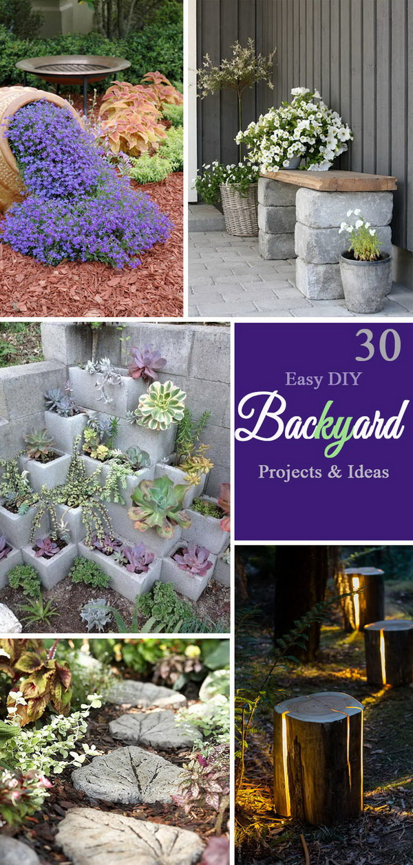 Best ideas about Backyard Ideas Diy
. Save or Pin 30 Easy DIY Backyard Projects & Ideas 2017 Now.