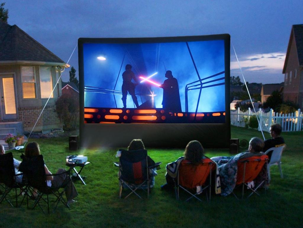 Best ideas about Backyard Movie Screen
. Save or Pin INFLATABLE MOVIE SCREEN PACKAGE Partytime Rentals Now.