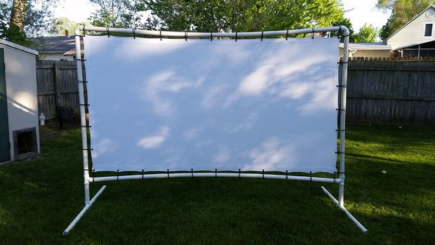Best ideas about Backyard Movie Screen
. Save or Pin Backyard Movie Screen 9 Steps with Now.