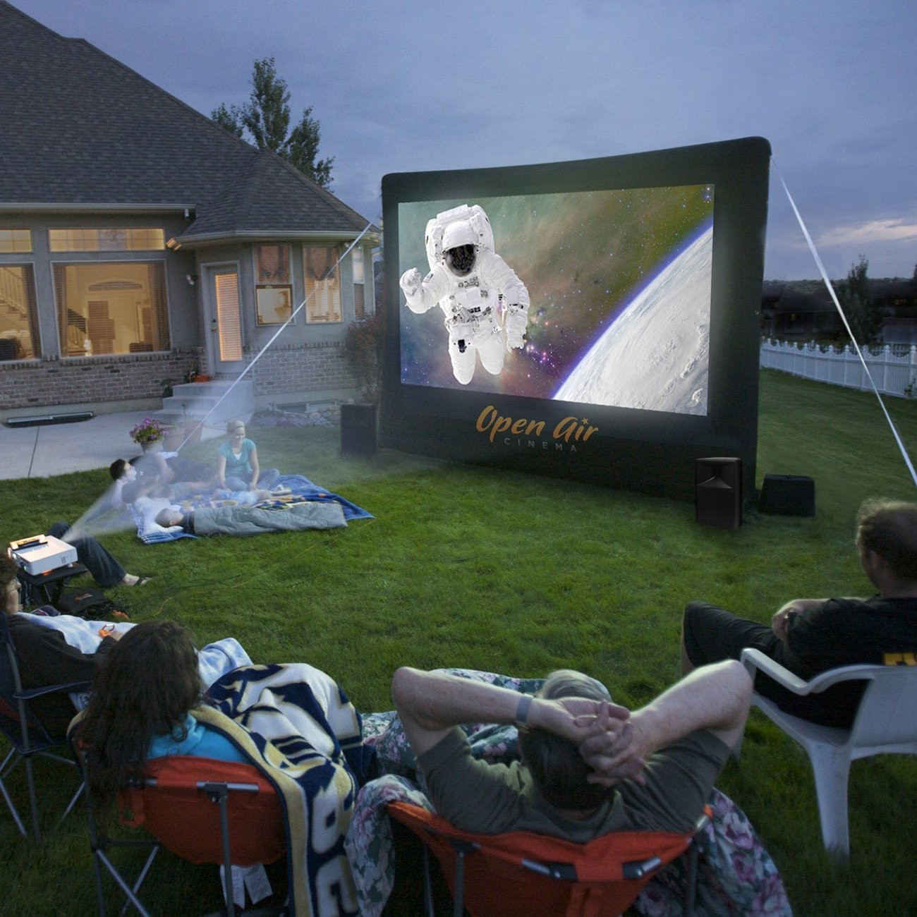 Best ideas about Backyard Movie Theater
. Save or Pin Fancy CineBox Backyard Theater System Now.