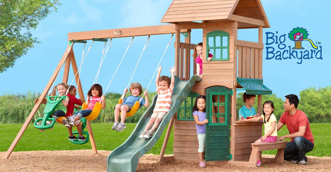Best ideas about Backyard Play Equipment
. Save or Pin Big Backyard Wooden Swing Sets & Garden Play Equipment Now.
